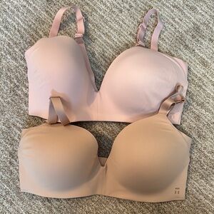 Women's Intimates Pink and Tan Bras